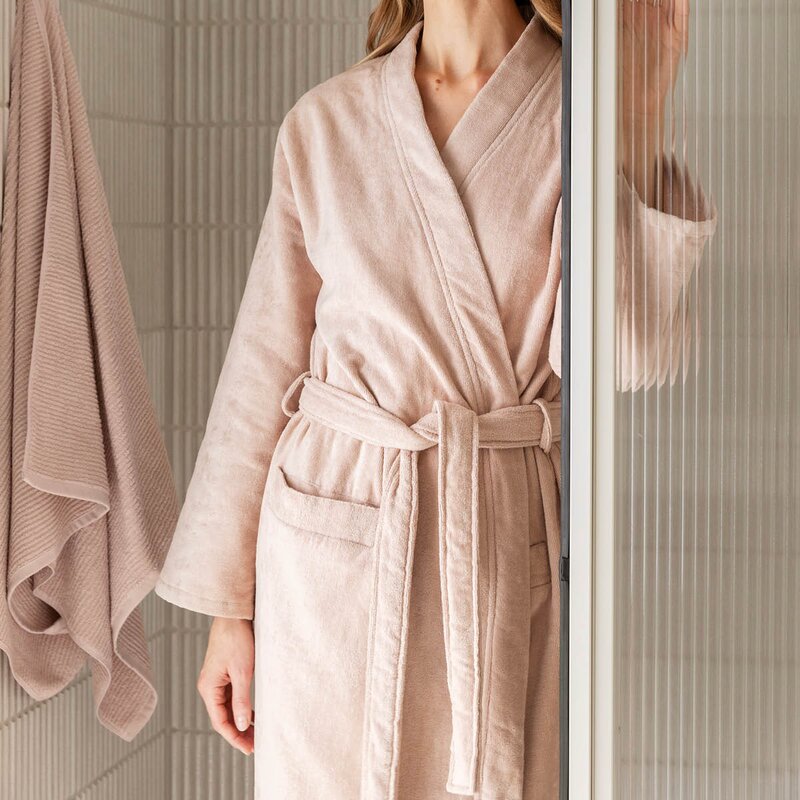 Gaia badekåpe S/M rosa
