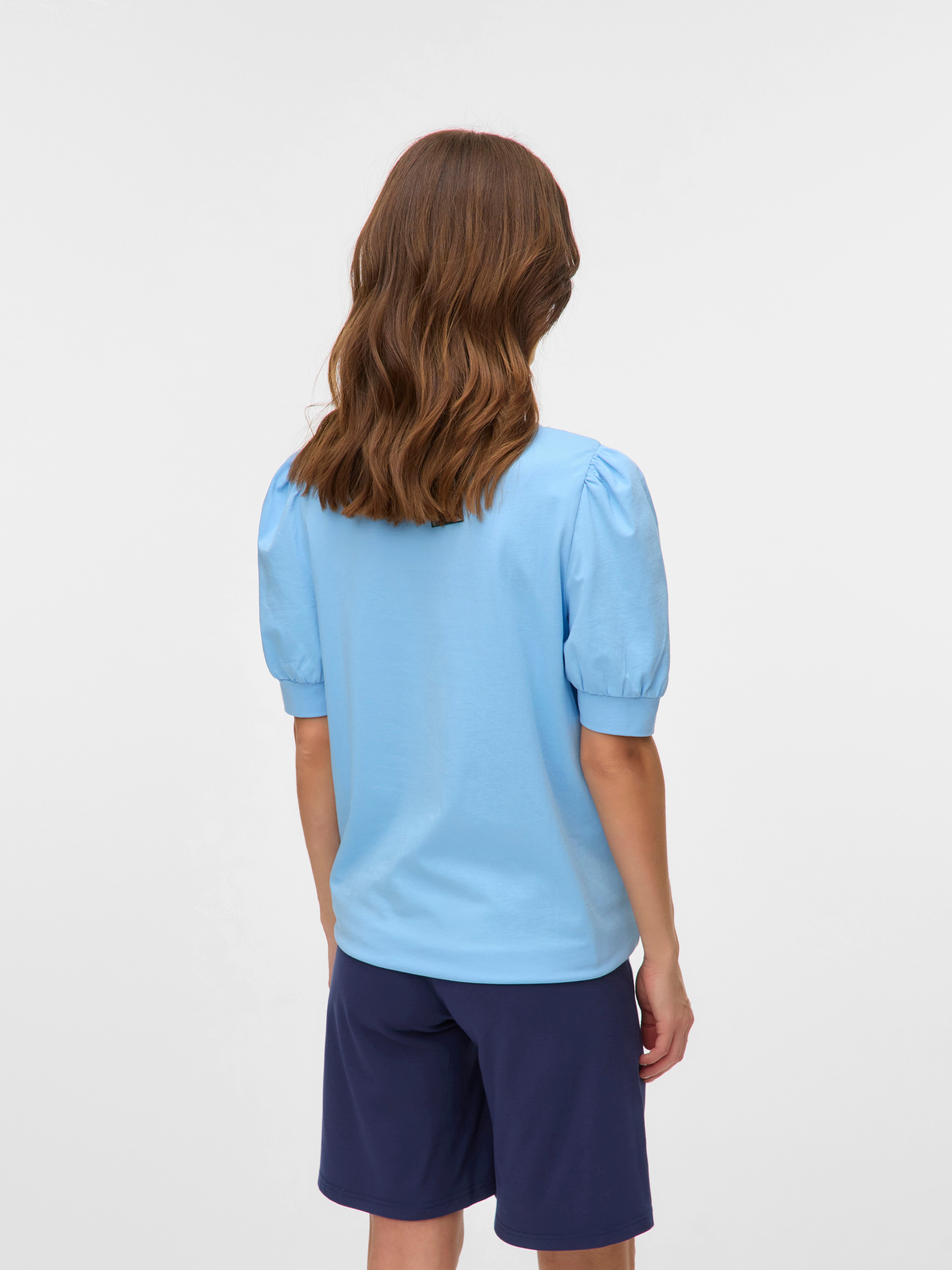 VERO MODA® Regular Fit Round Neck Balloon sleeves T-Shirt