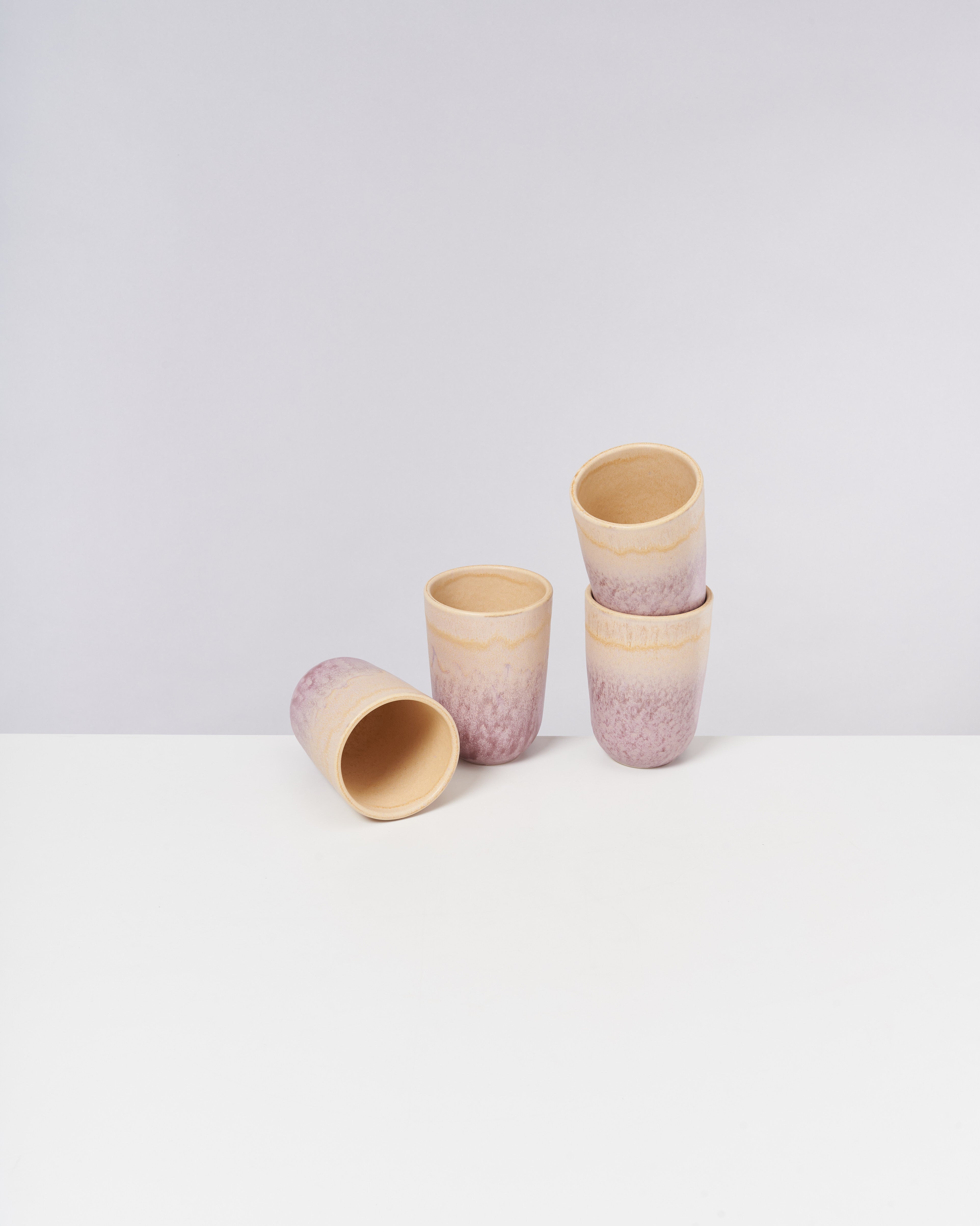 COPA ALTO - LARGE CUP APRICOT LILAC SET OF 4