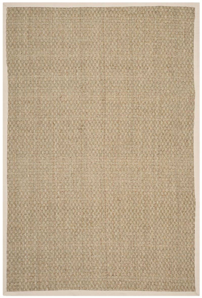 Safavieh NF114J Natural Fiber Area Rug Natural / Ivory: 6-ft x 9-ft