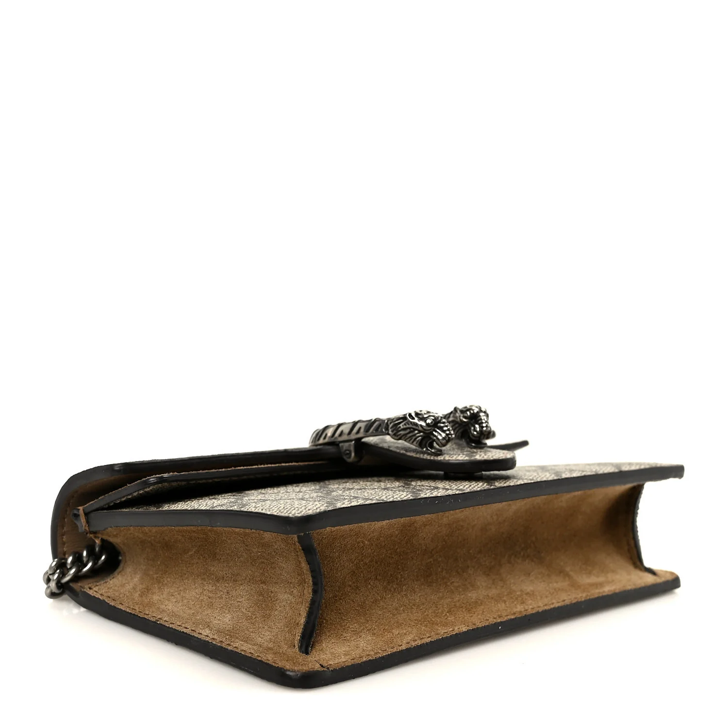 GG Supreme Monogram Super Mini Dionysus Shoulder Bag Taupe