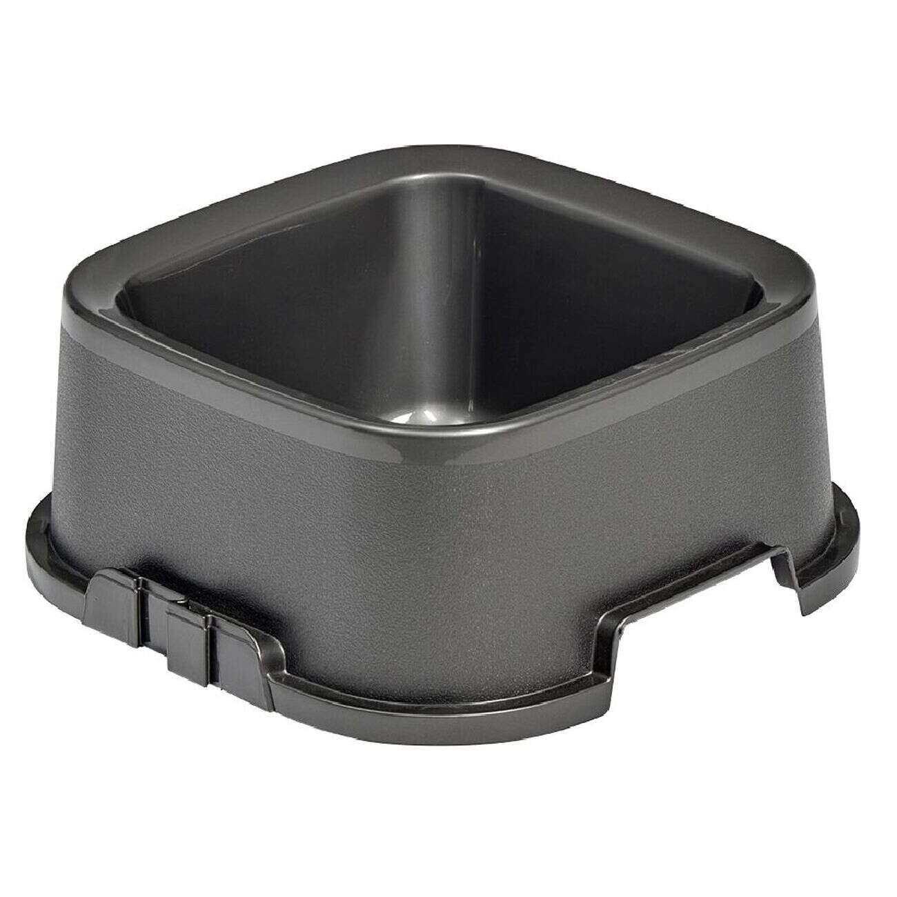 Gamelle carrée bleue 500ml - plastique 16,6x16,6xH6,5cm