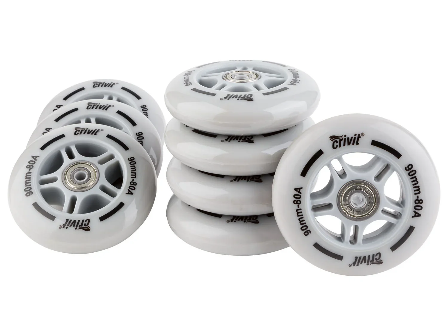 CRIVIT Set de roues pour patins