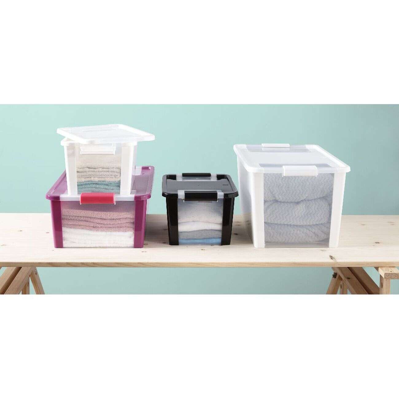 Boîte de rangement 26 L blanc