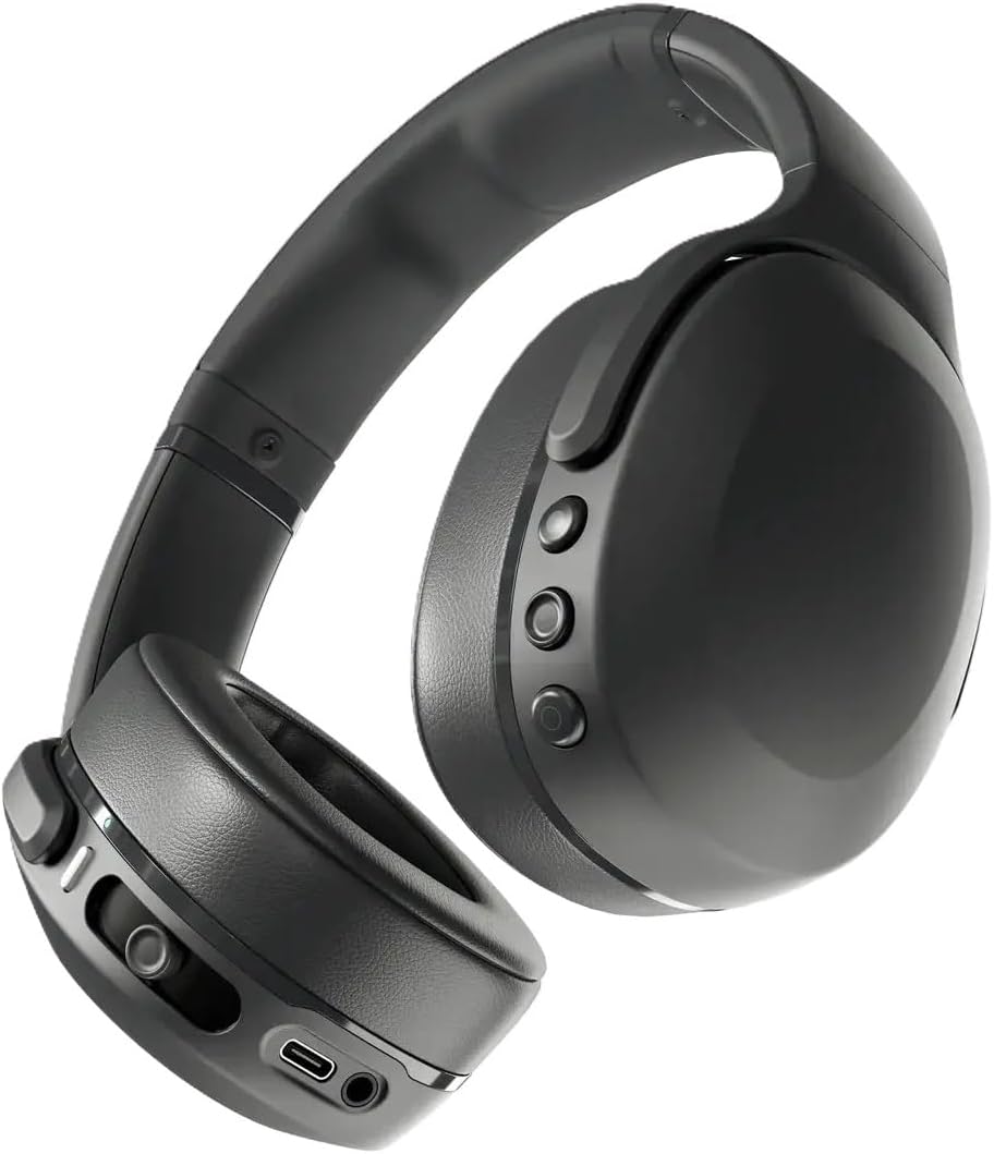 Skullcandy Crusher EVO Wireless Noise-Isolating Over-Ear Headphones Bundle - Black