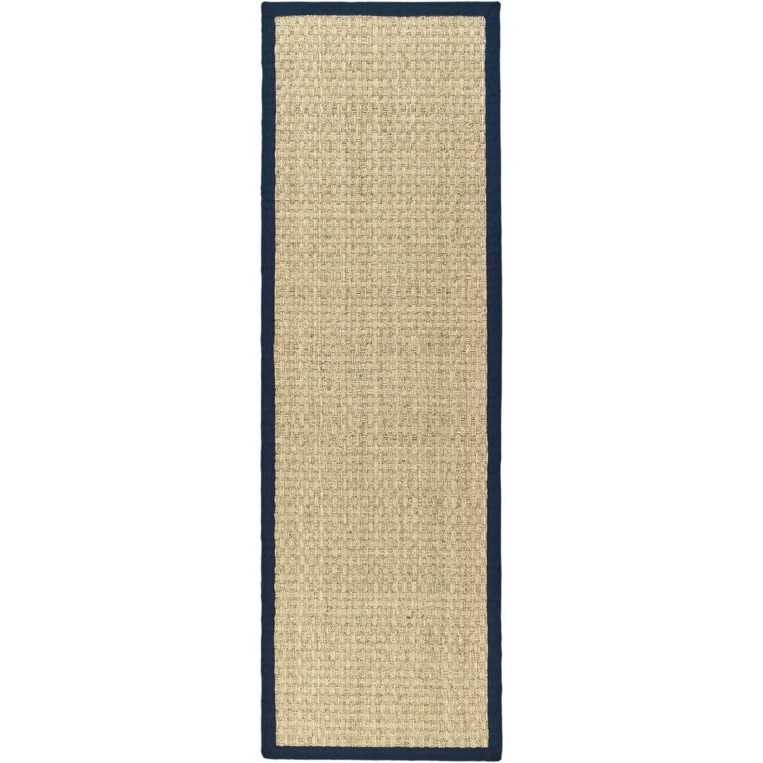 Richmond Bamboo Slat/Seagrass Natural Area Rug Beachcrest Home Rug Size: Runner 2'6