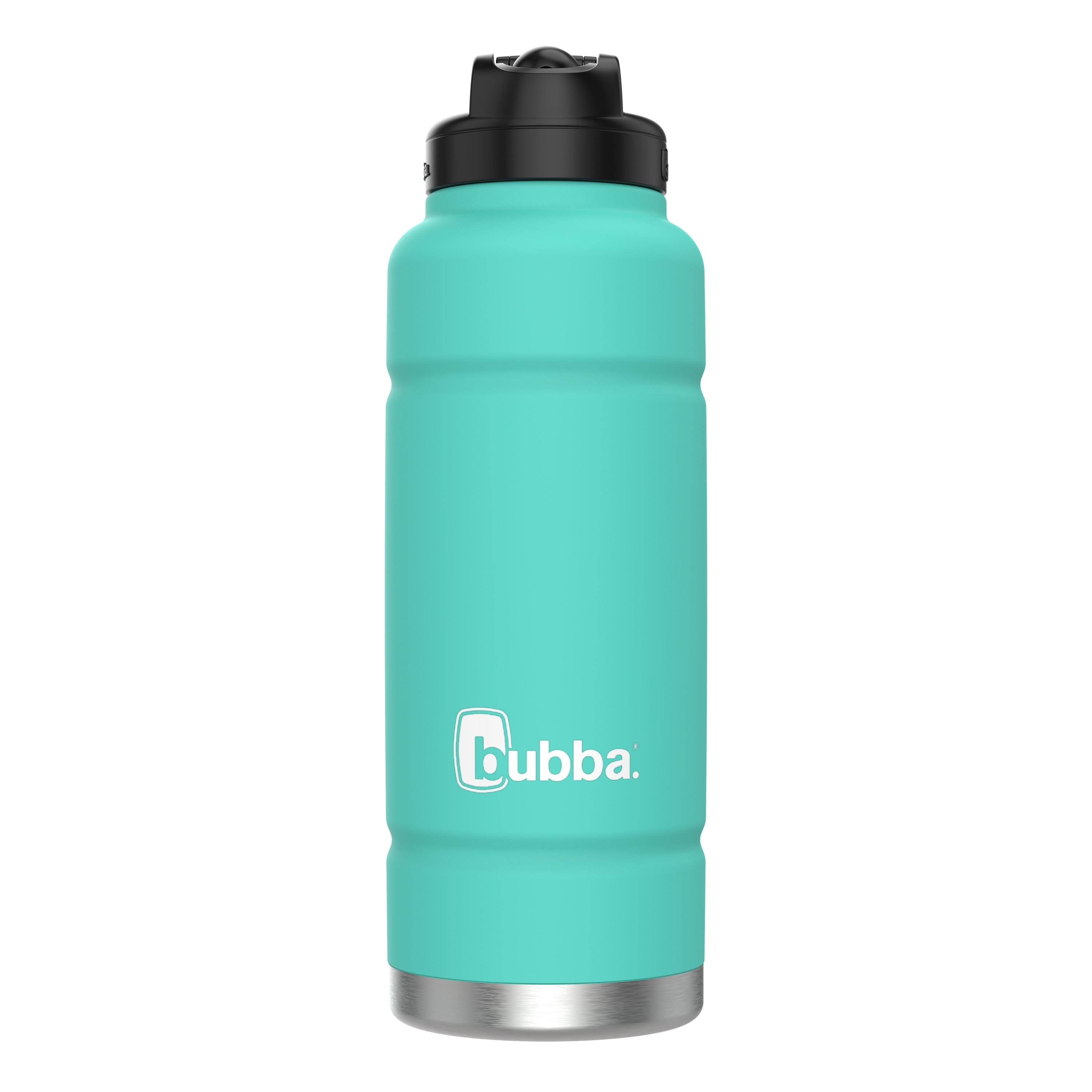 Bubba Trailblazer Insulated Stainless Steel Water Bottle with Straw Lidin Teal, 40 oz., Rubberized, Size: 40 fl oz