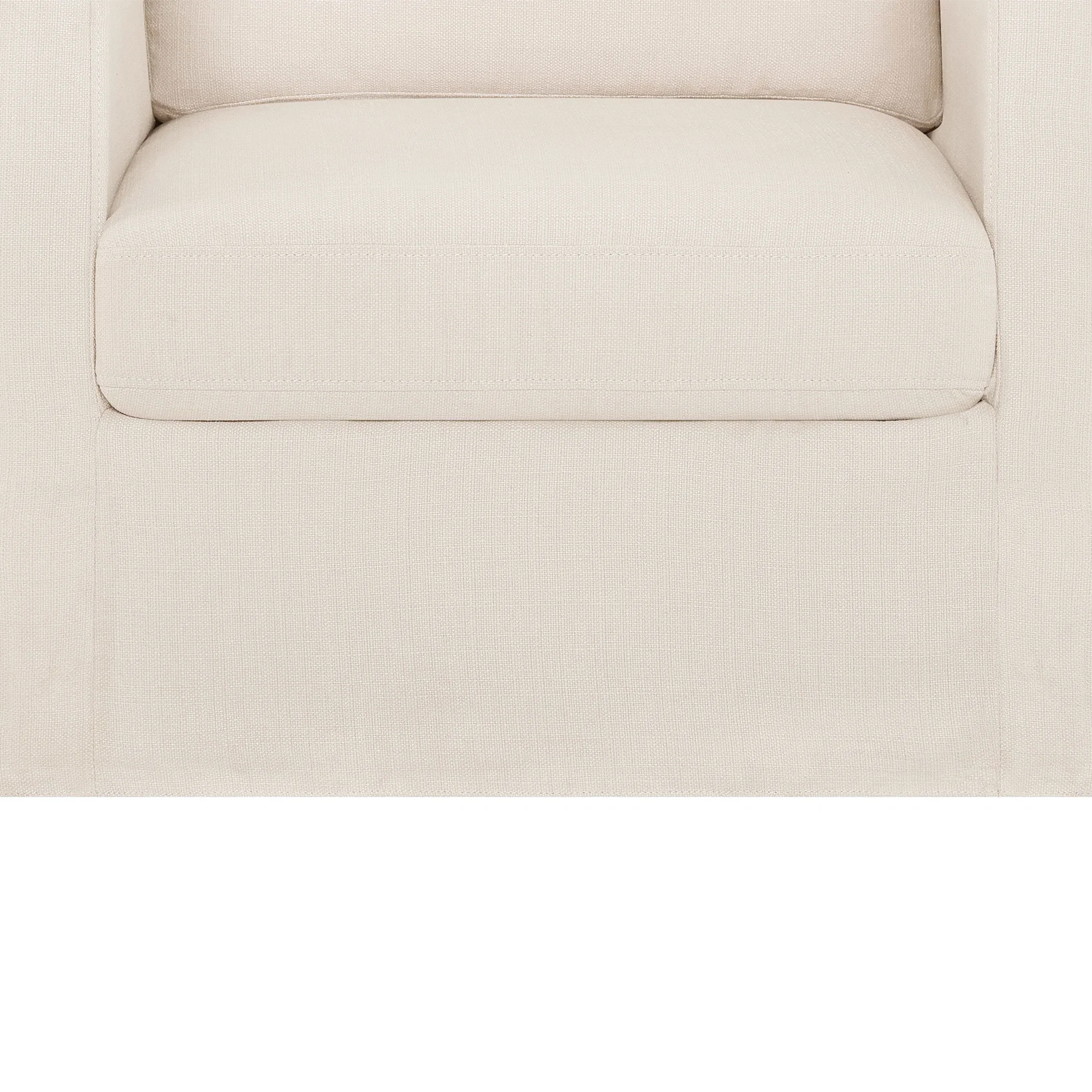 Better Homes & Gardens Waylen Swivel Accent Chair, by Dave & Jenny Marrs, Cream