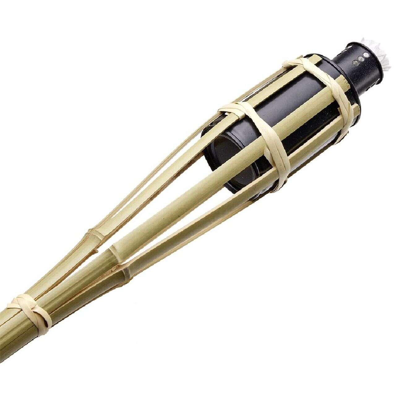 Torche bambou et métal à planter H120cm