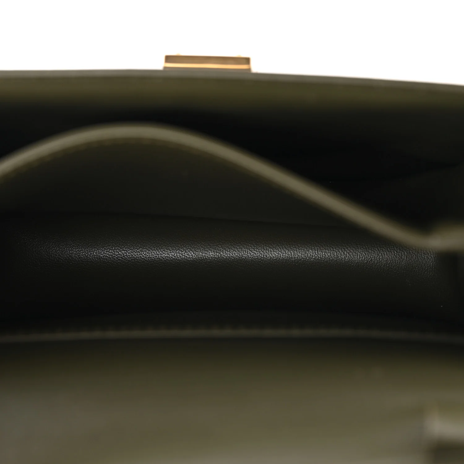 Box Calfskin Teen Classic Box Flap Bag Dark Olive
