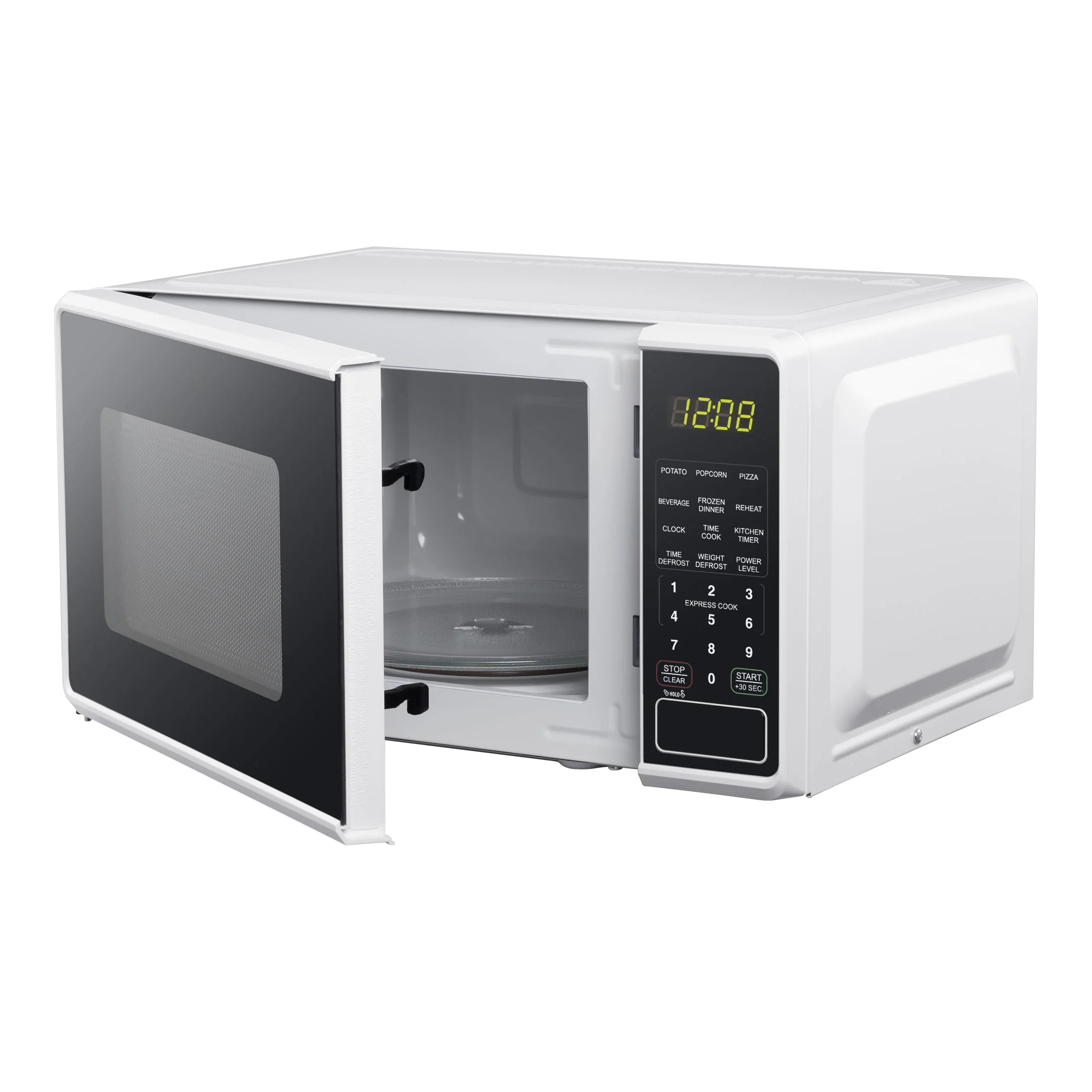 Mainstays 0.7 Cu. Ft. Countertop Microwave Oven, 700 Watts, White, New