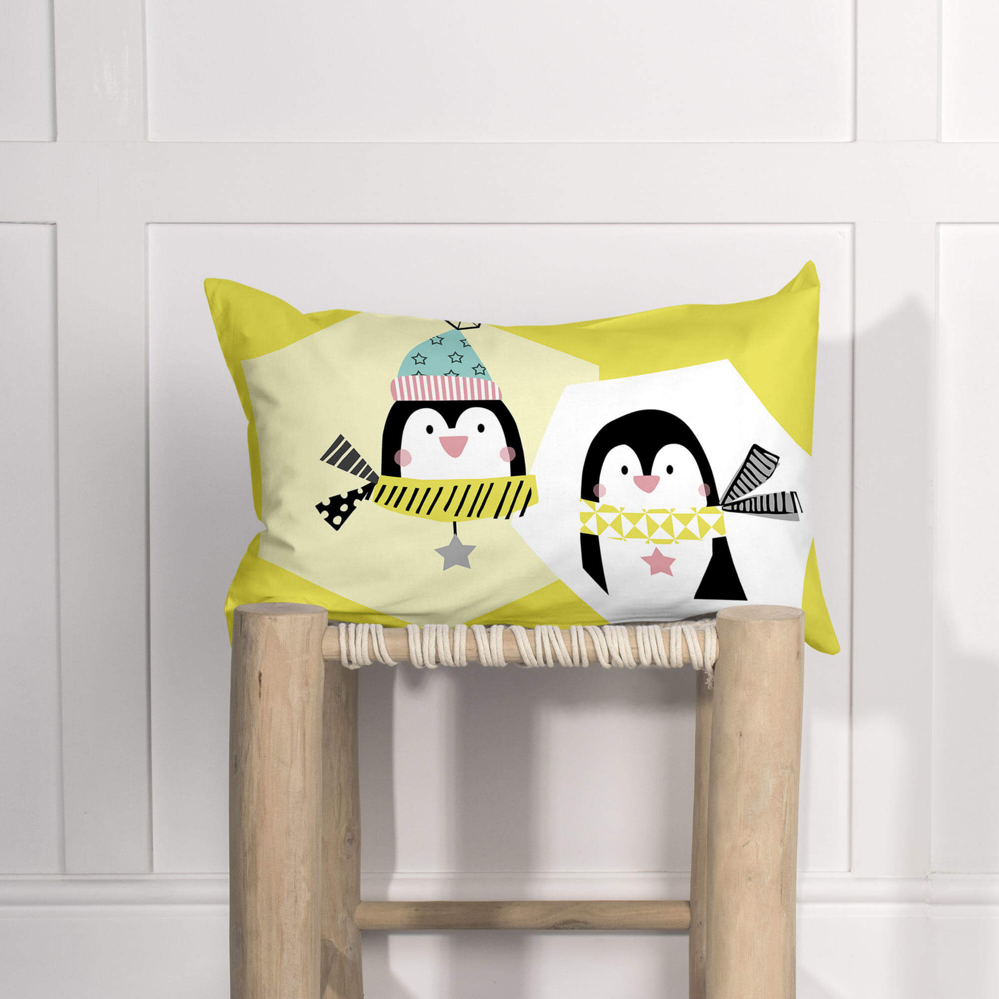 Winter Kussenhoes 50x30 cm Moshi Moshi, Veelkleurig, 100% katoen, de k
