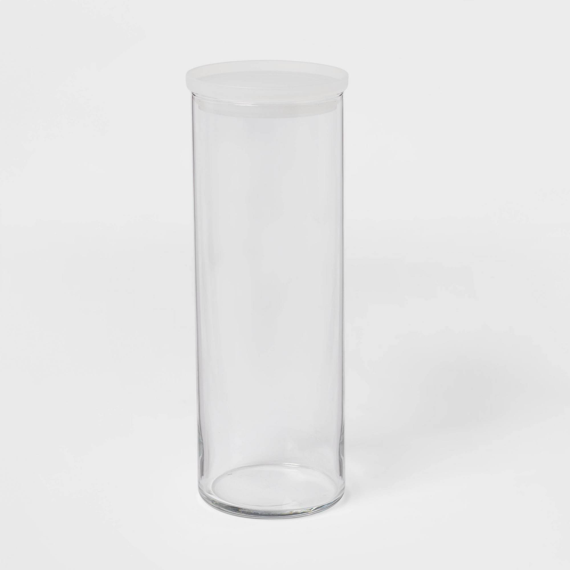55.8oz Glass X-Large Stackable Jar with Plastic Lid - Made by Design