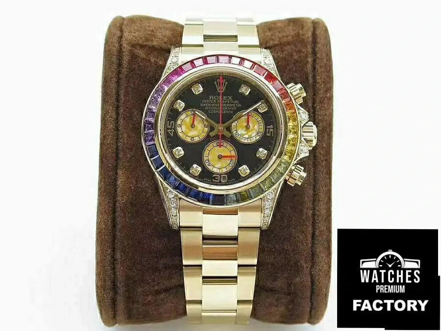 Rolex Daytona Cosmograph Rainbow 116589RBOW BL Factory 4130 Movement