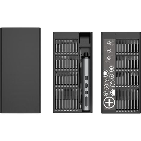Kit de tournevis électrique 68 en 1, pour la réparation de téléphones, de voitures et d'ordinateurs — vue 1