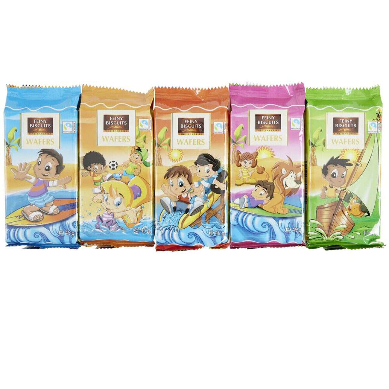 Gaufrette fourrée chocolat 5x45gr