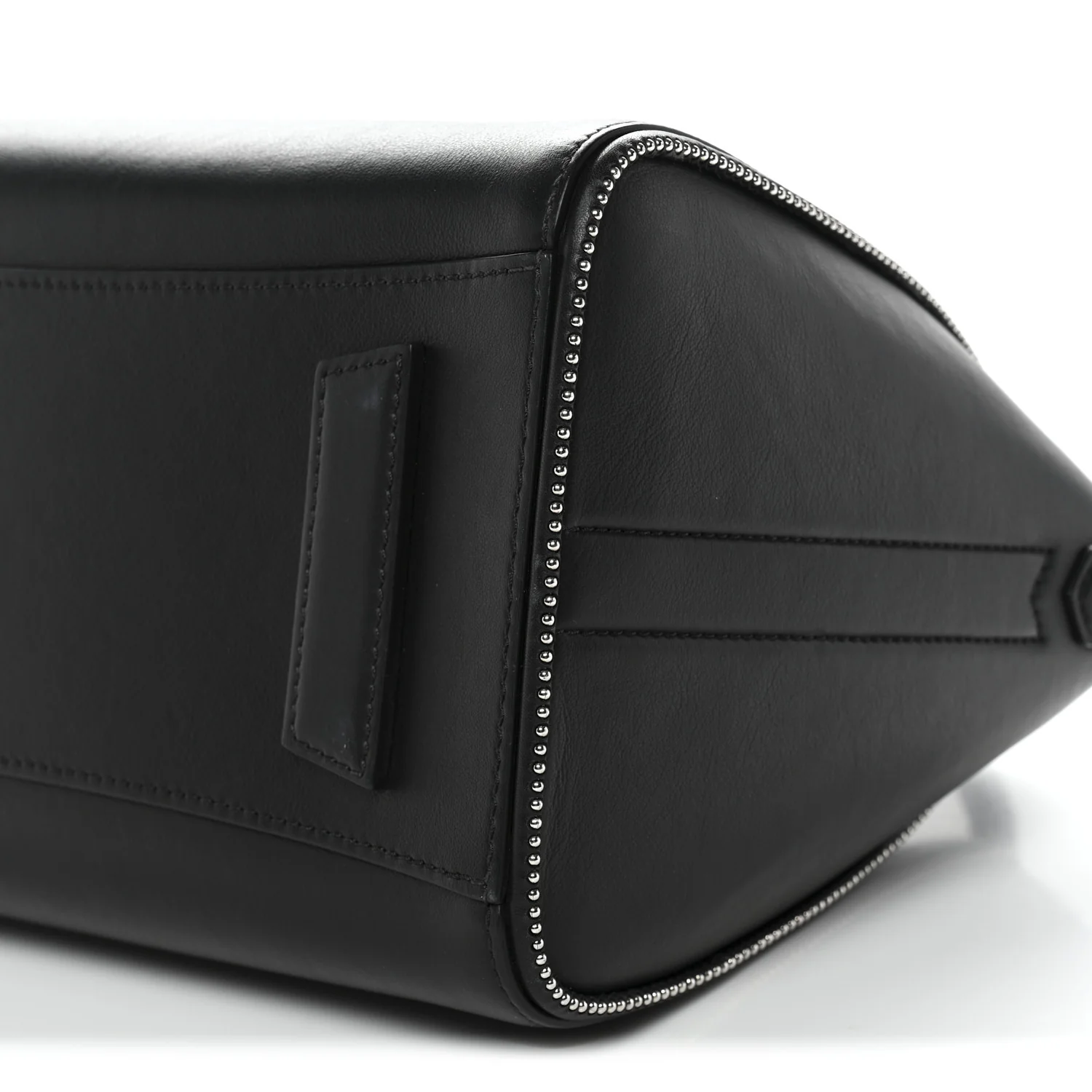 Calfskin Small Studded Antigona Black