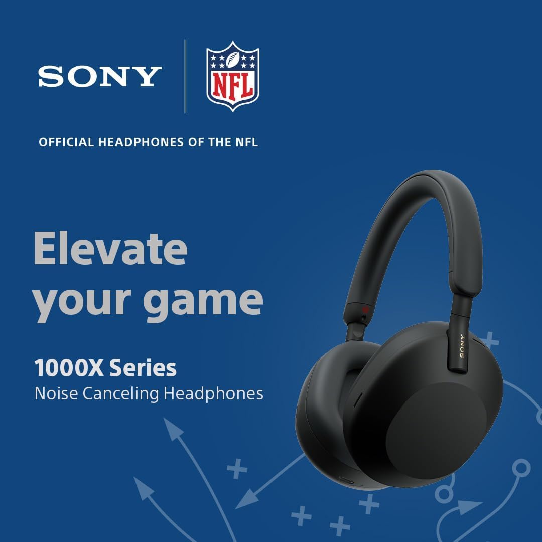 Sony WH-1000XM5 Premium Noise Canceling Headphones (Midnight Blue) with Free WF-C700N Truly Wireless Noise Canceling Earbuds (Black)