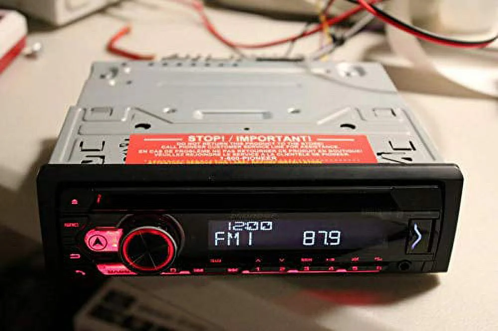 DEH S31BT CD Receiver with Bluetooth, Single DIN, In Dash | Smart Sync App | Android and Apple iOS Compatibility Image 2