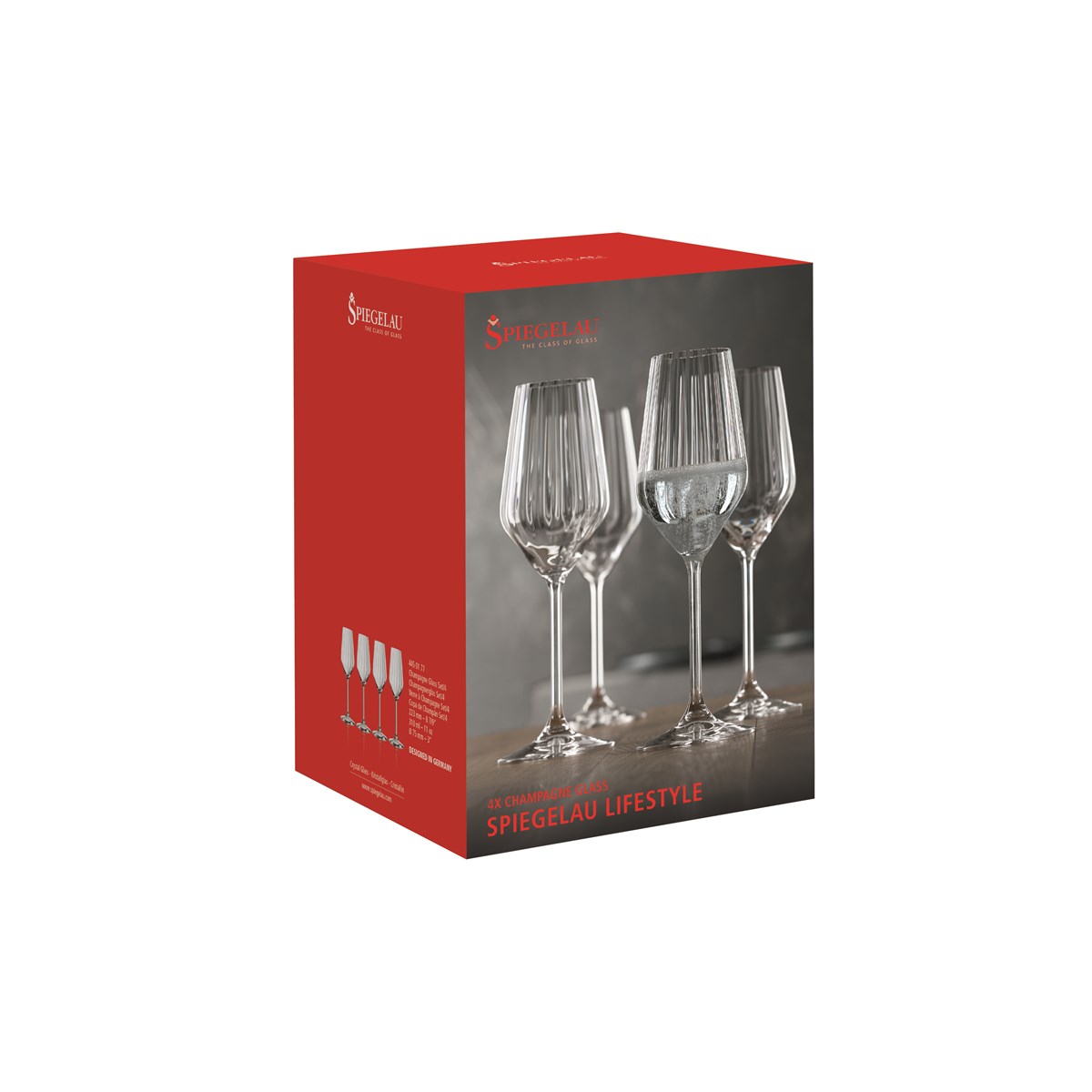 Lifestyle champagneglass 31 cl 4 stk