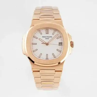 Patek Philippe Nautilus 5711 / 1R-001 PPF Factory V4 Rose Gold White Dial