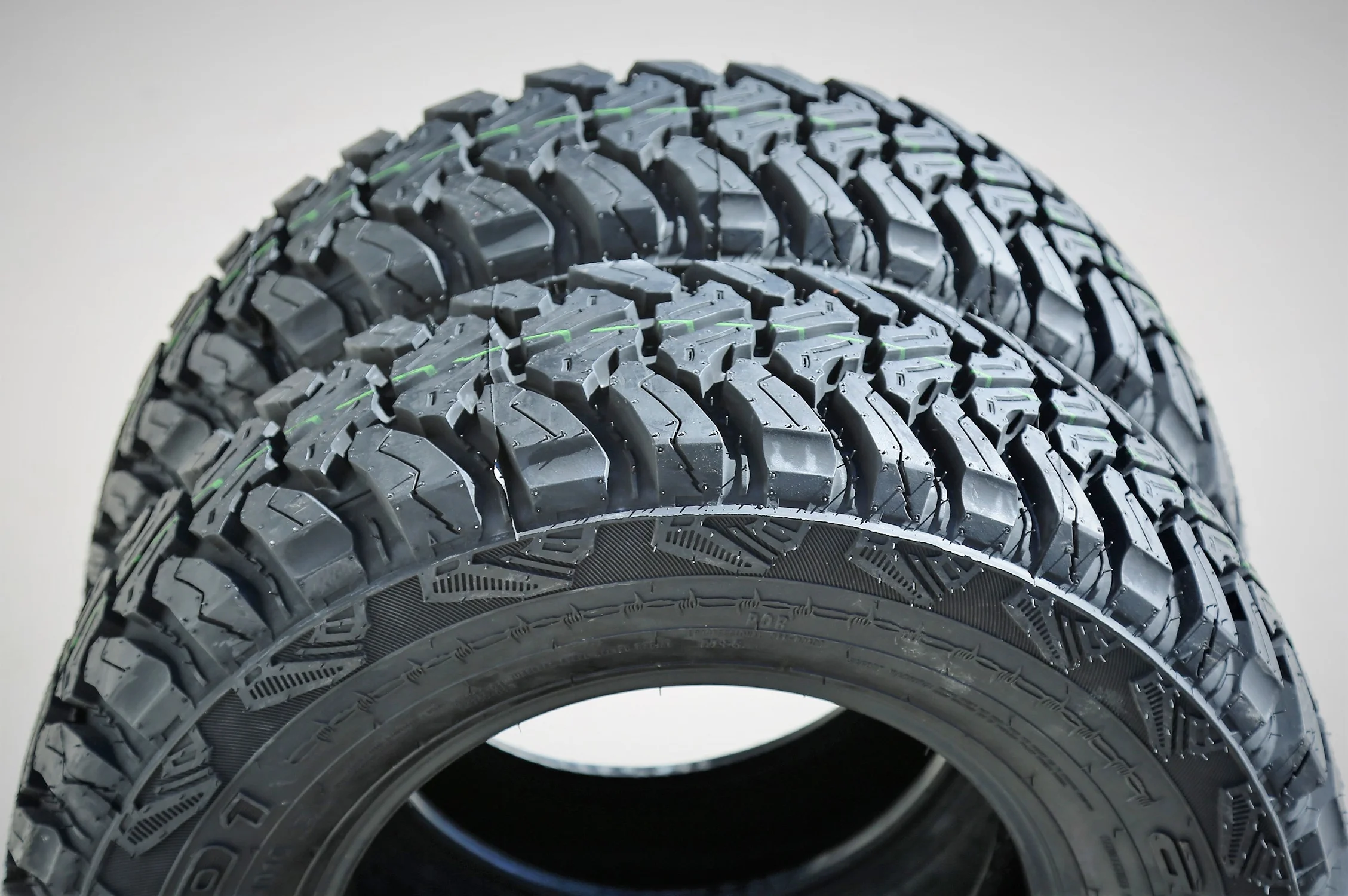 Set of 4 Accelera M/T - 01 235/75R15 104/101Q C 6 Ply Mud Light Truck Tires