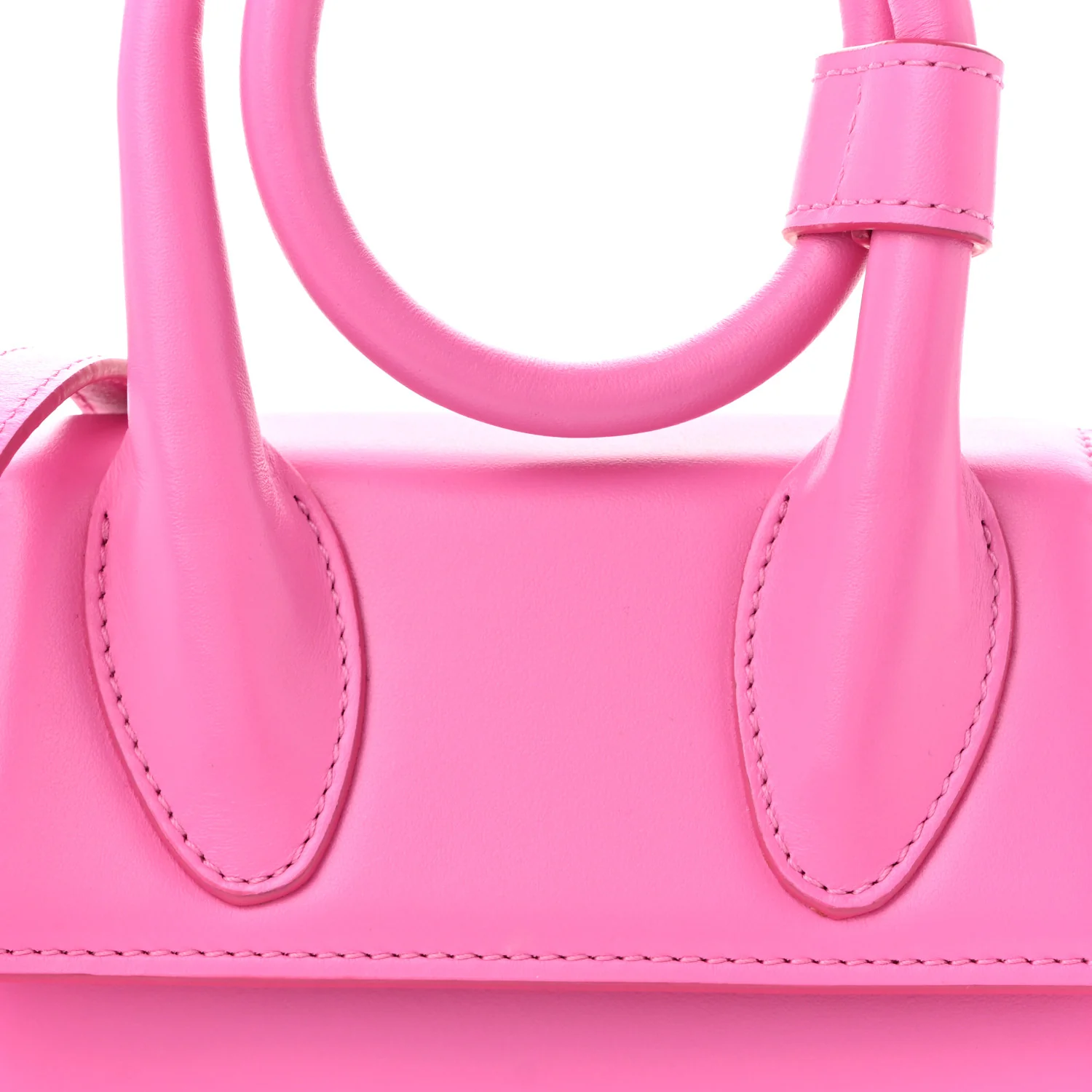 Calfskin Le Chiquito Noeud Dark Pink