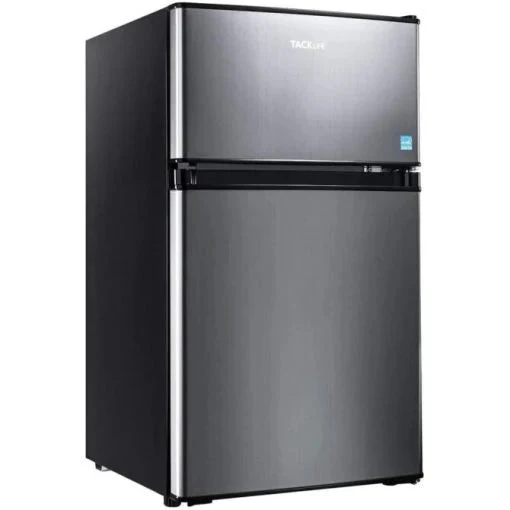 Mini Fridge with Freezer, 3.1 Cu.ft Small Refrigerator, Compact Refrigerator with LED Light