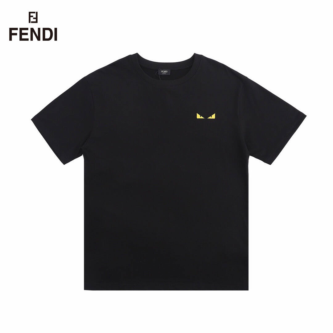 【FENDI 公式旗艦店】フェンディ Tシャツ ご好評に付き再入荷！黒 白Tシャツ