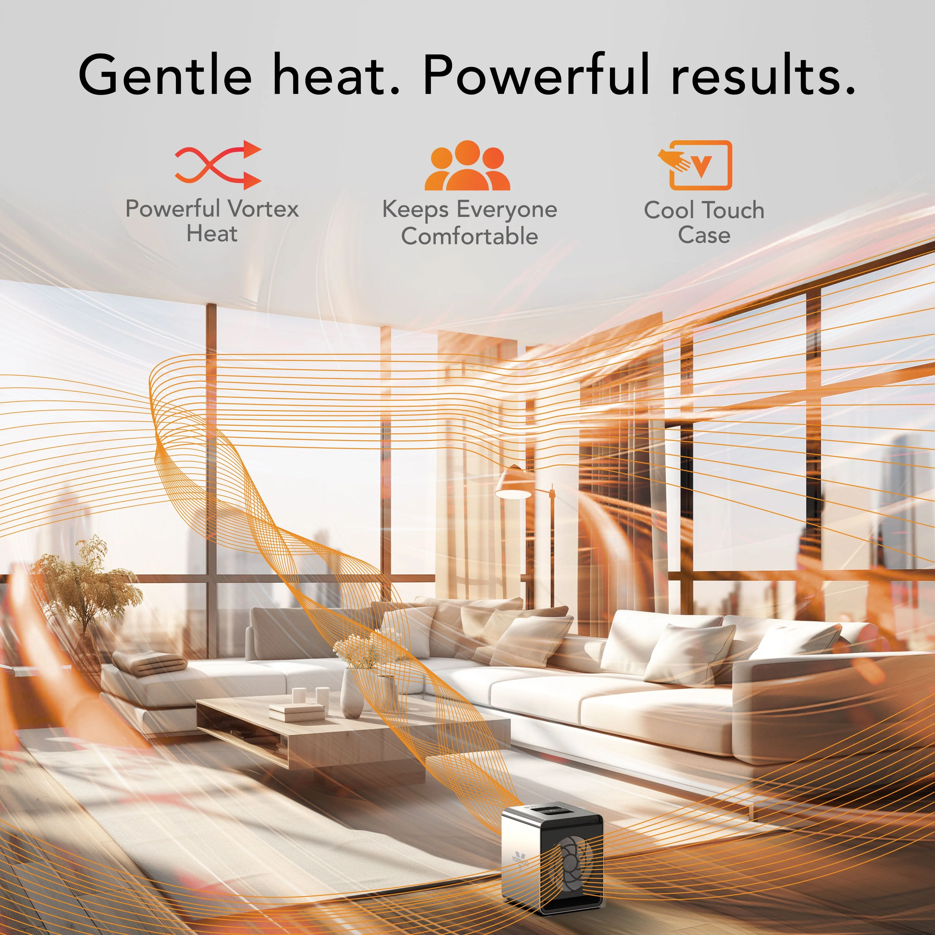 VMHi600 Whole Room Stainless Steel Heater with Auto Climate