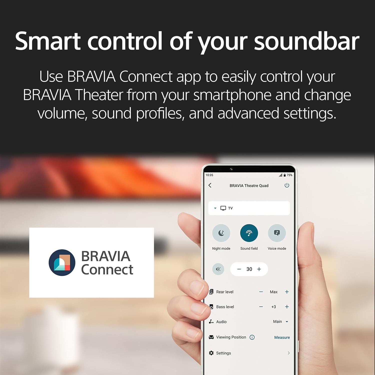 Sony BRAVIA Theater Bar 6  3.1.2ch Sound bar with Powerful Wireless subwoofer  Surround Sound by Dolby Atmos®/DTS:X® Compatible HT-B600