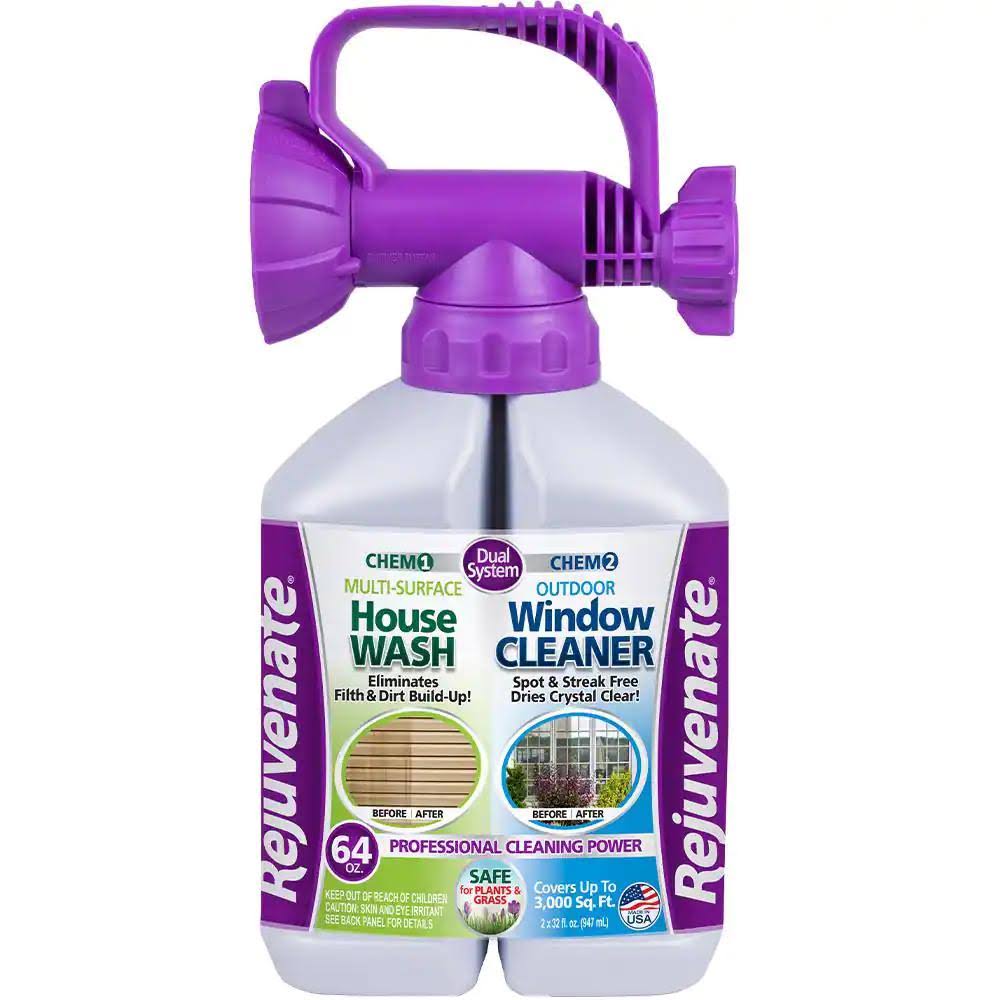 Rejuvenate Dual System Outdoor Window Cleaner & Siding Cleaner