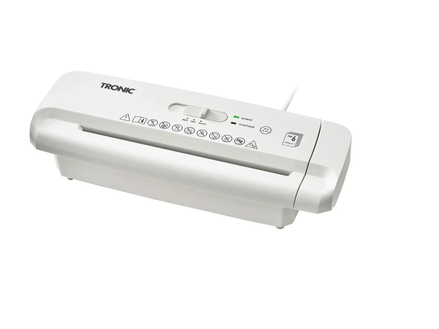 TRONIC Destructeur de documents portatif