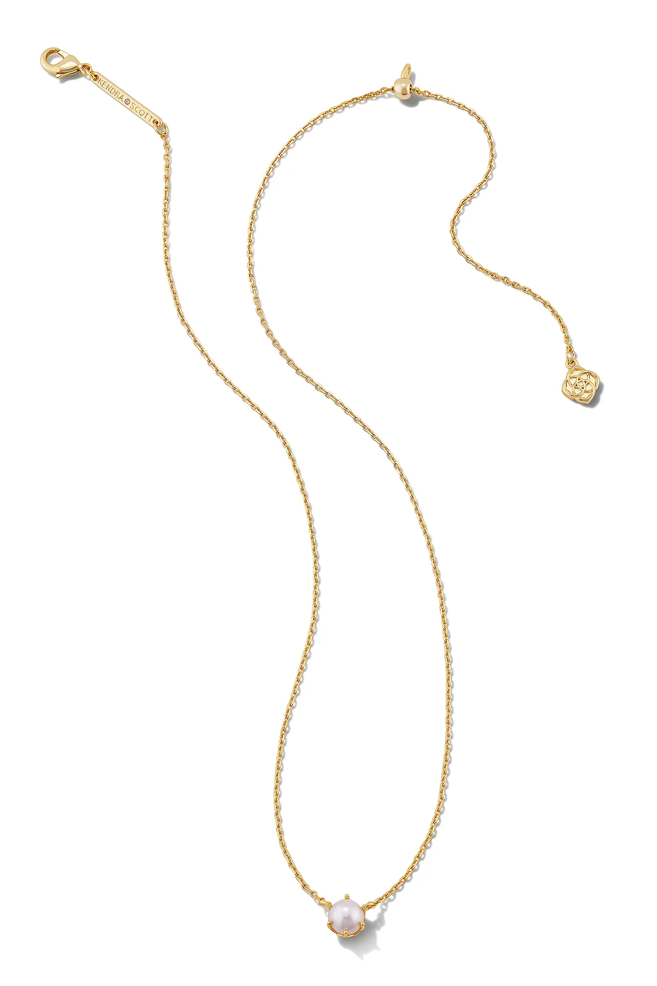 KENDRA SCOTT Ashton Gold Pendant Necklace Gold