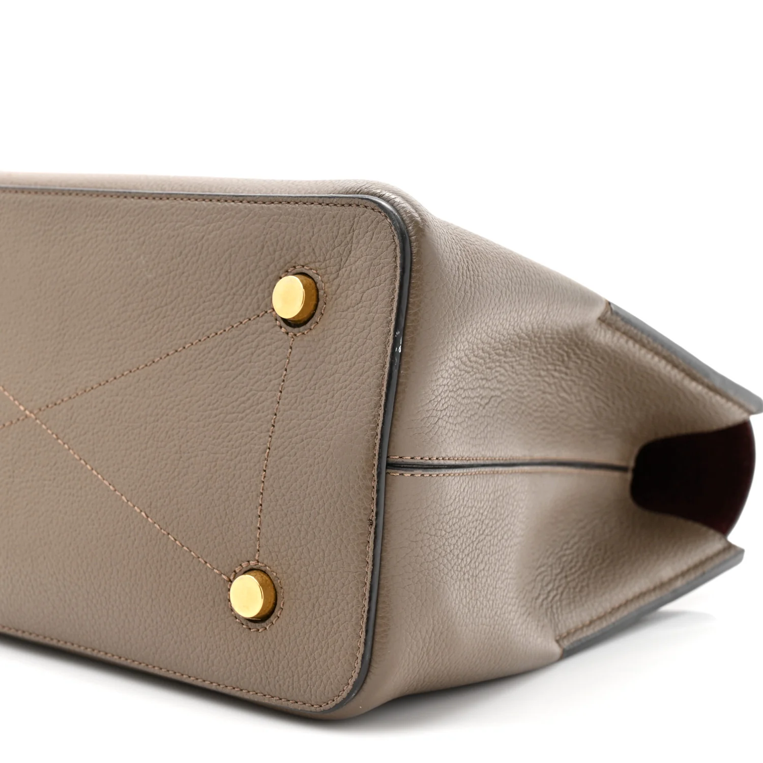 Small Classic Grain Calfskin Seaton Clay