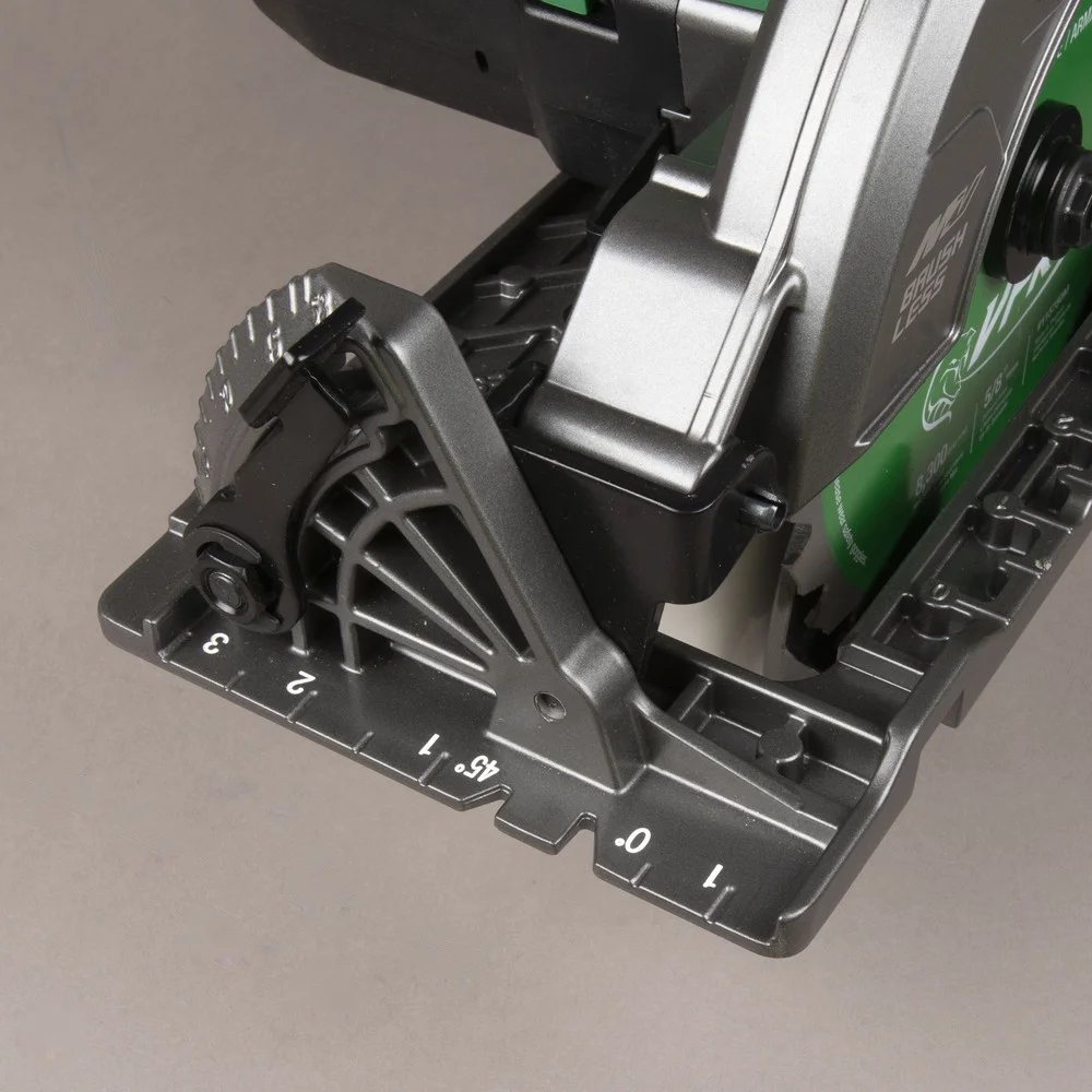 Metabo HPT 36V Multivolt 7 - 1/4 in Rear Handle Circular Saw, Lightweight Design, up to 500 2x4 Cuts per Charge, 53 Adjustable Bevel Capacity, Lifetime Tool Body Warranty, C3607DWA