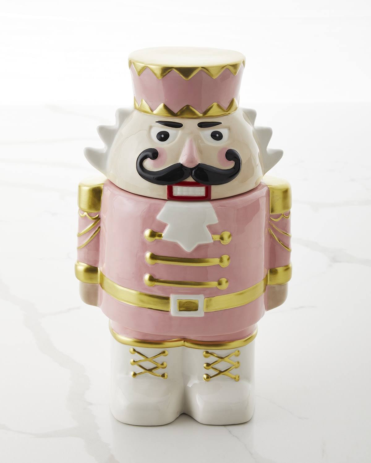 Neiman Marcus Nutcracker Cookie Jar, Pink, Cookware & Bakeware Cookie Jars