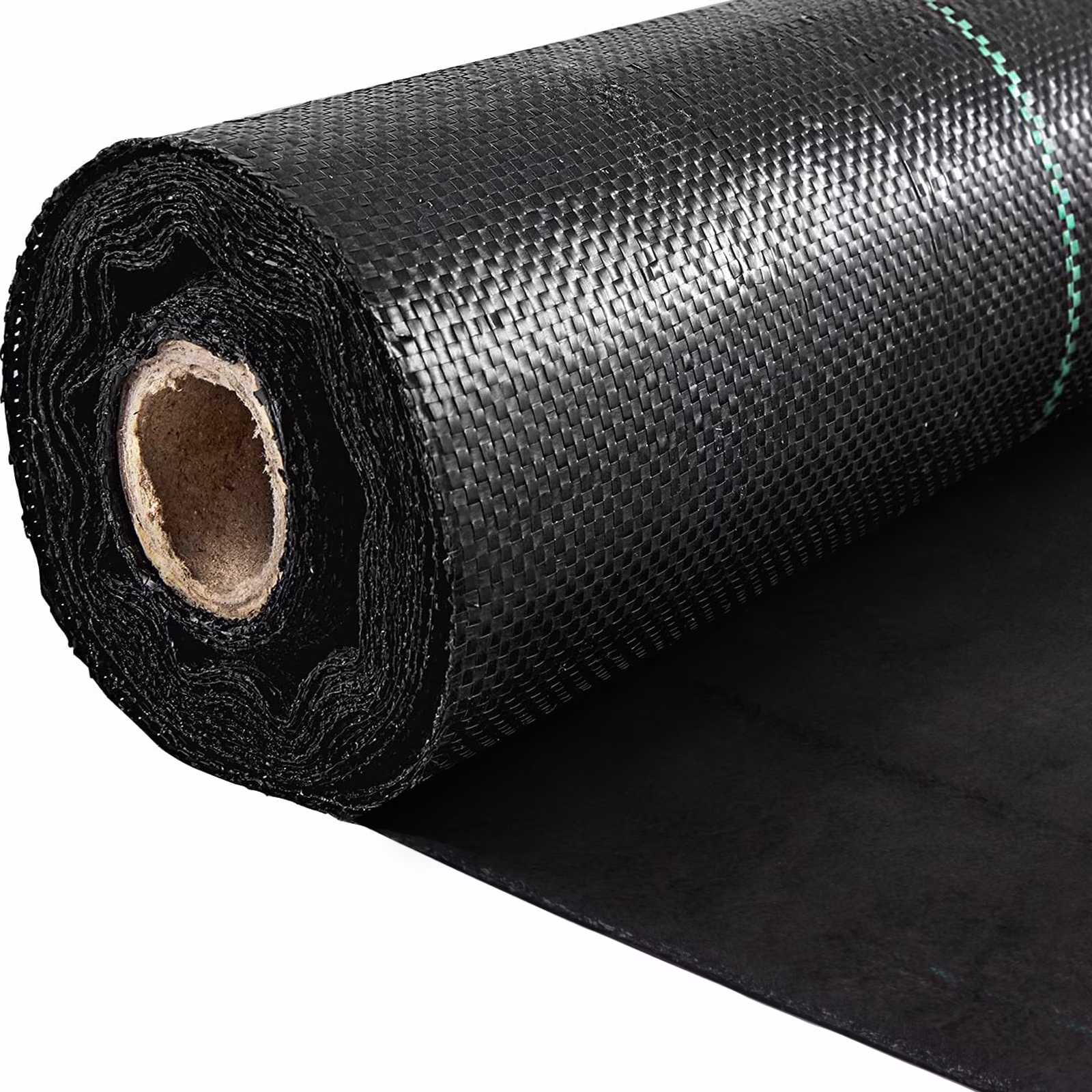 VEVORbrand Weed Barrier Landscape Fabric, 5 x 250 ft Premium Woven Ground Cover 5 oz Heavy Duty PP Material & Easy Setup, Dual-Layer for Outdoor Garden, Lawn, Driveway, Black