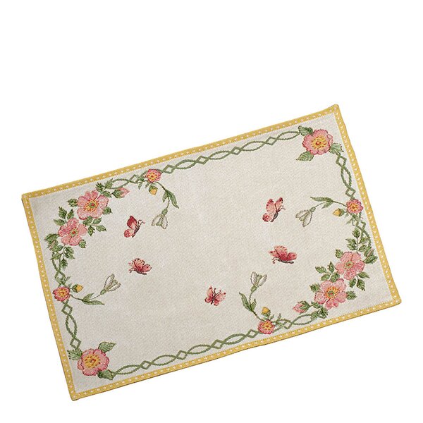 Spring Fantasy New Flowers bordbrikke 48x32 cm grønn/hvit