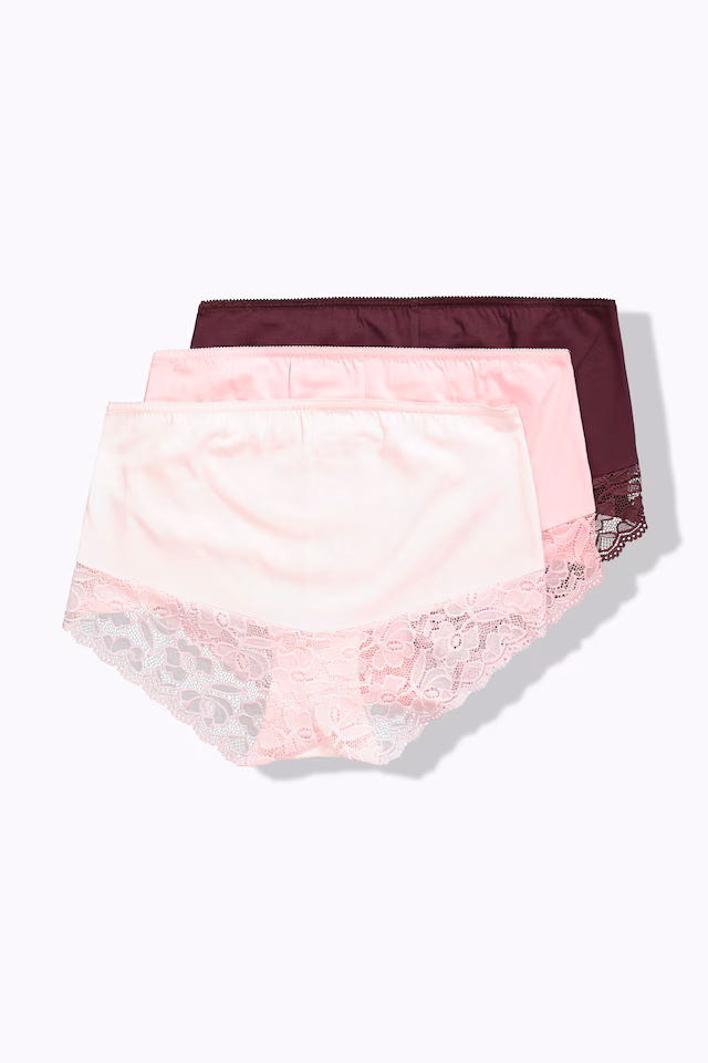3 Pack of Hipster Panties- Lace
