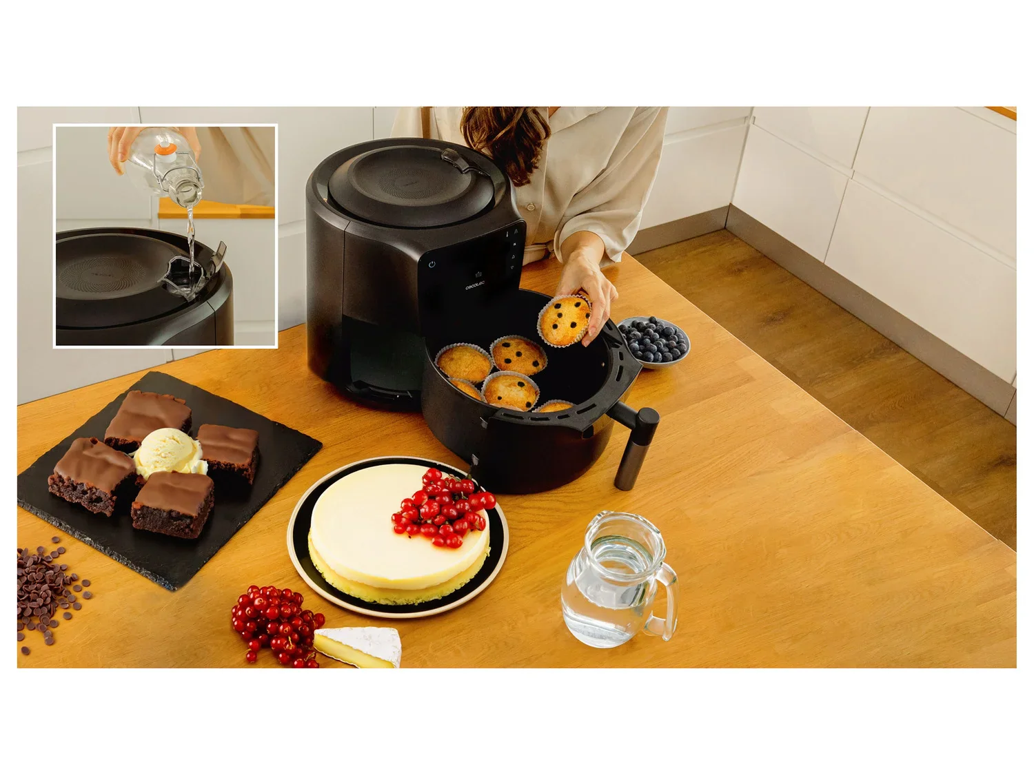 Cecotec friteuse  air chaud Cecofry Rain 3300, 1550 W