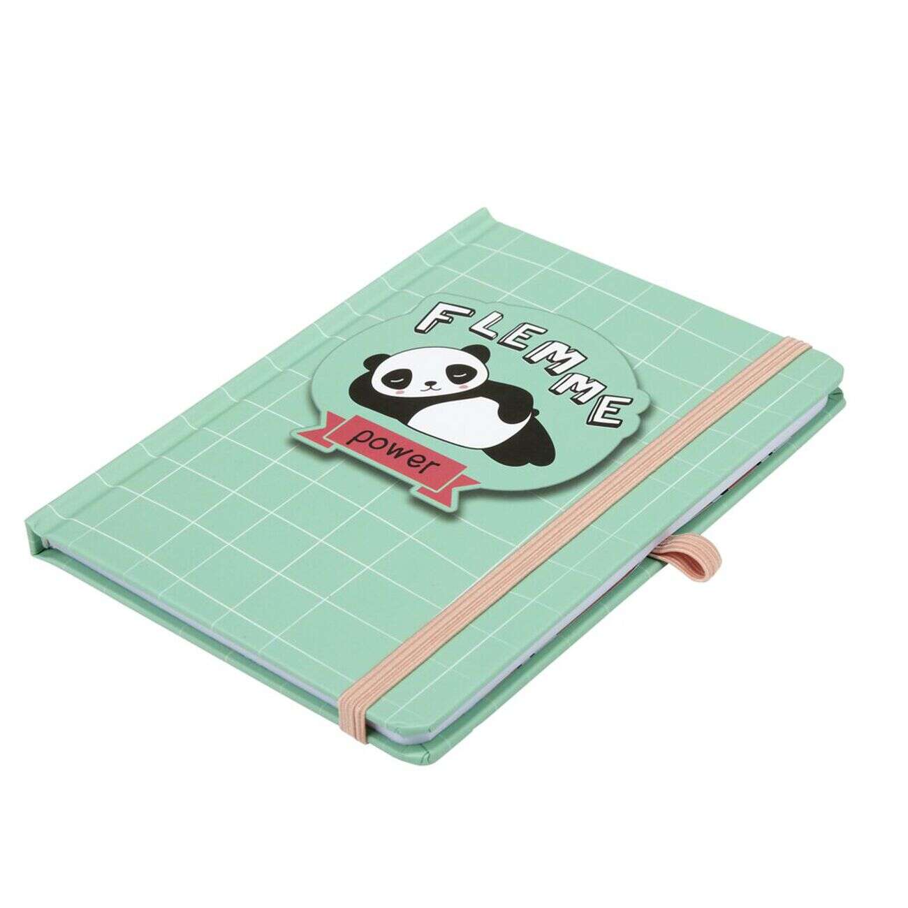 Carnet de note kawaii Flemme Power 11x14cm