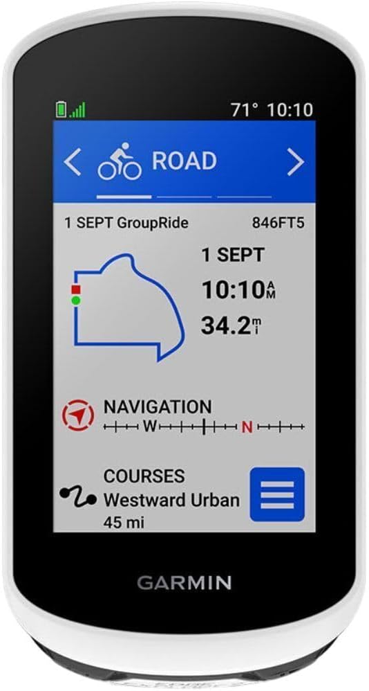 Garmin Edge® Explore 2  Easy-to-Use GPS Cycling Navigator  eBike Compatibility  Maps and Navigation  with Safety Features