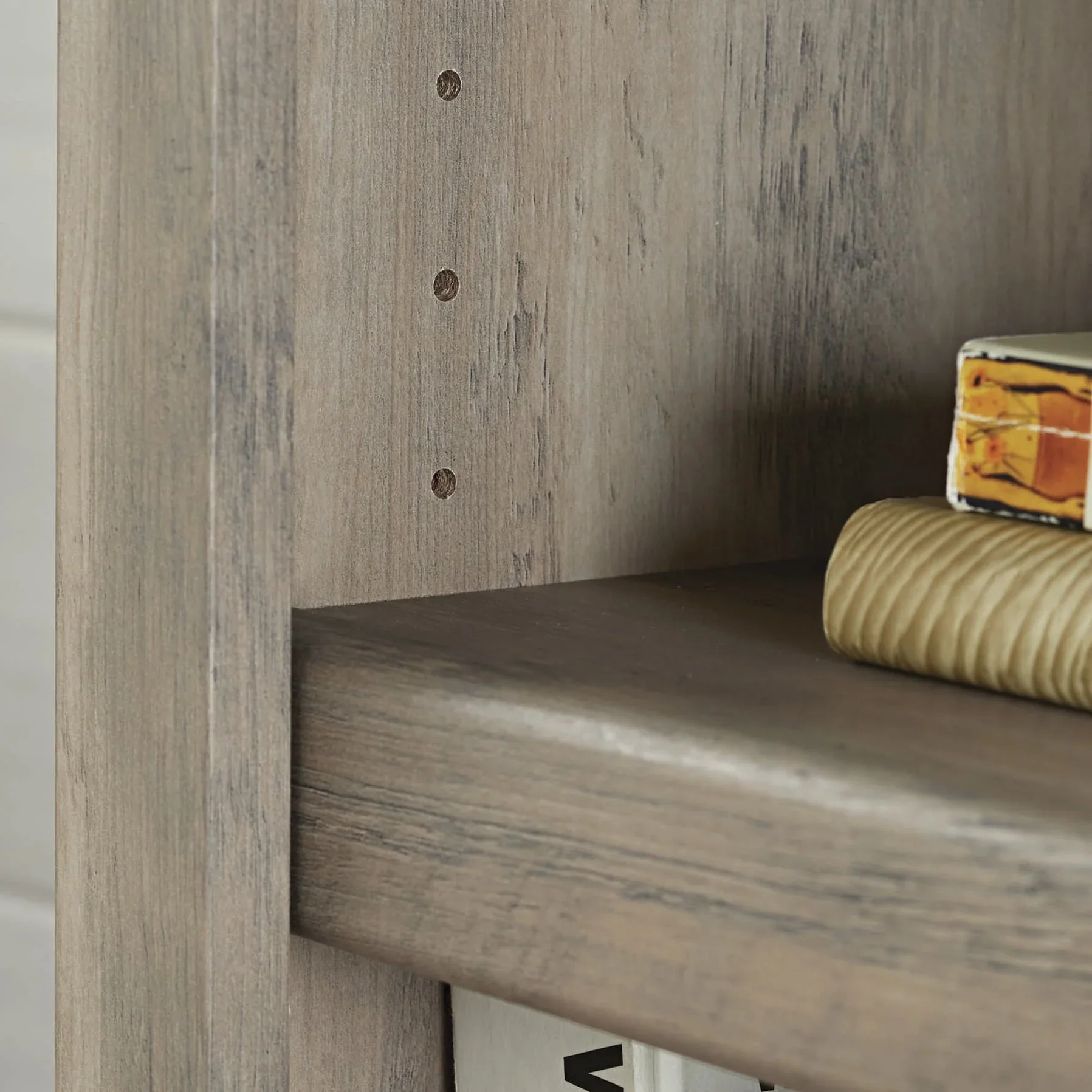 Better Homes & Gardens Glendale 3 Shelf Bookcase, Rustic Gray Finish