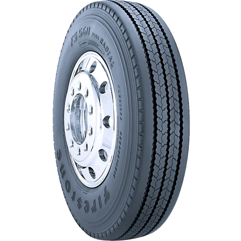 Firestone FS560 Plus 255/70R22.5 Load H 16 Ply Steer Commercial Tire