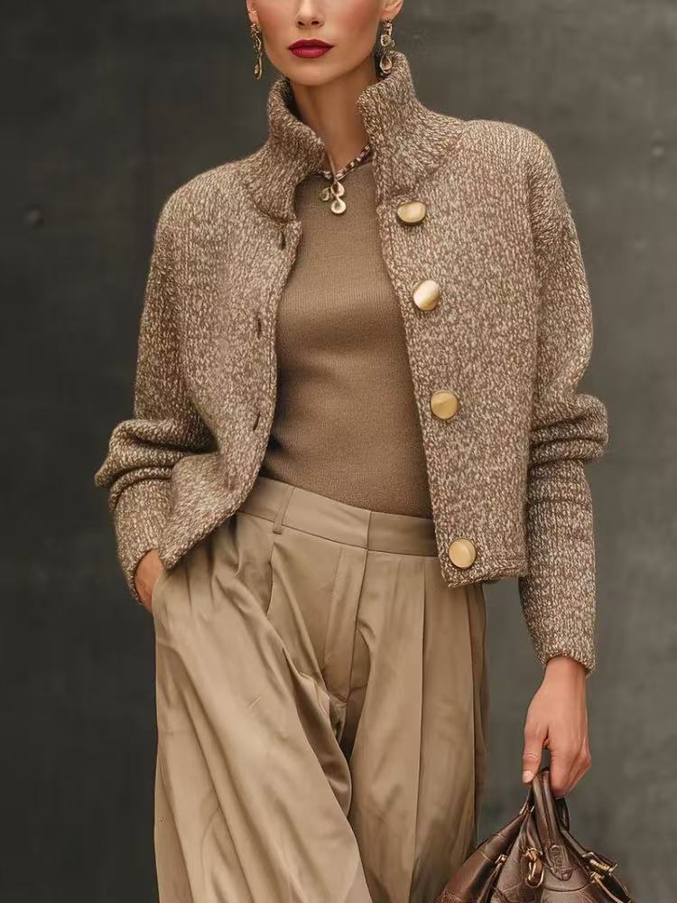 Veste ajustée en mélange de laine