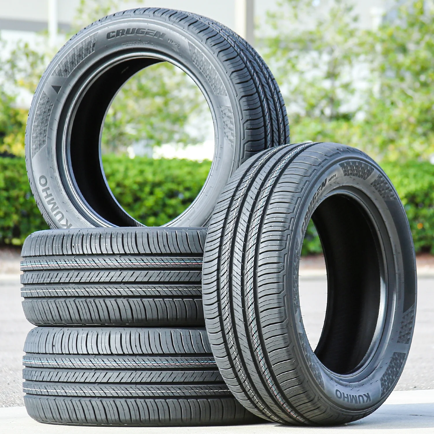 Set of 4 (FOUR) Kumho Crugen HP71 235/55R17 103V XL A/S All-Season Tires