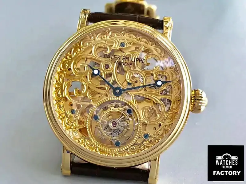 Patek Philippe Tourbillon Yellow Gold Skeleton Dial
