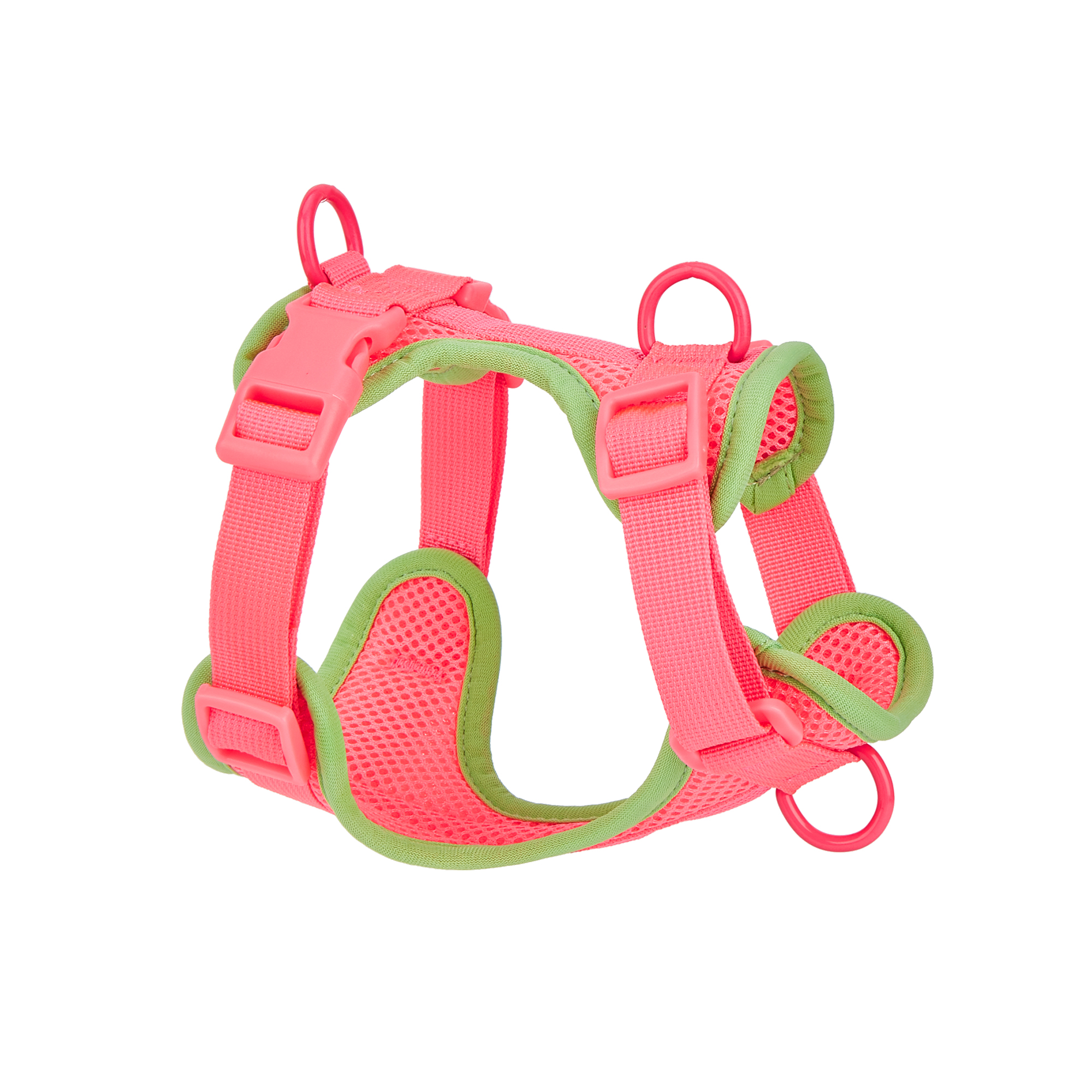 Adjustable Pet Harness Vest Multi-Color Comfort Mesh Dog Harness for Small Medium Large Cats Puppies Dogs Polyester