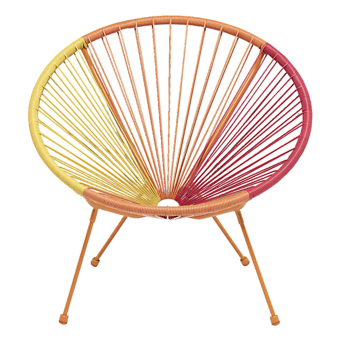 Fauteuil de jardin Urban filaire tricolore 85xP72xH83cm